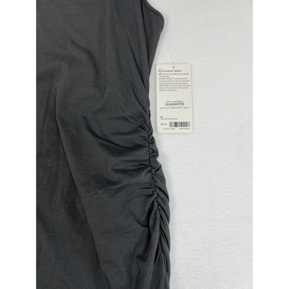 Athleta Playa Maxi Dress in Charcoal Gray/Black Size S NWT - Picture 6 of 7